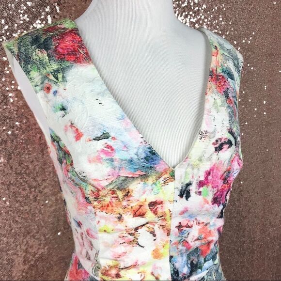 Zara water color print dress - Picture 3 of 4